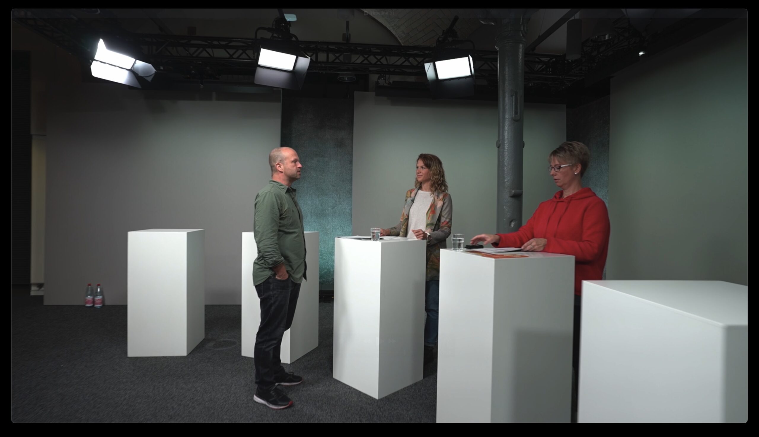 Ich mit Teilnehmerinnen eines BSR-Dialogprozesses